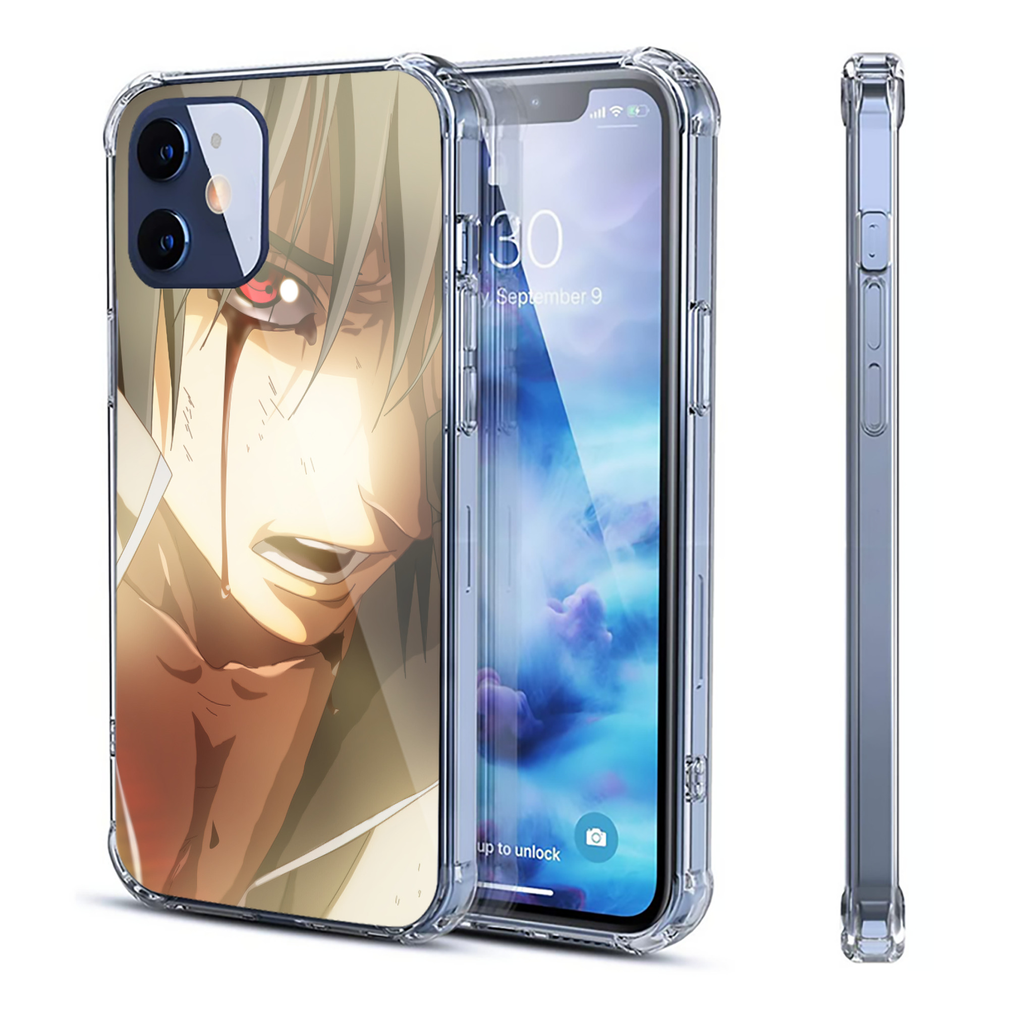 （画像用） NARUTO -ナルト- NARUTO -ナルト- 疾風伝 【iPhone 12シリーズ対応】透明スマホケース（クリアソフトケース）
